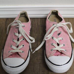 Girls Pink Converse Shoes Size 2